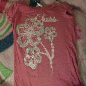 Pink GUESS shirt